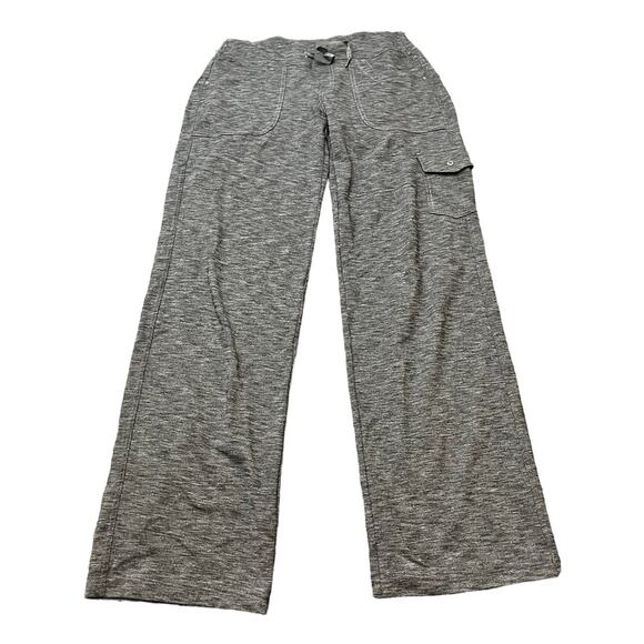 Kuhl Mova Relaxed Leg Pants Gray Heather Drawcord Womens Size 8 Athletic Stretch - Picture 1 of 8